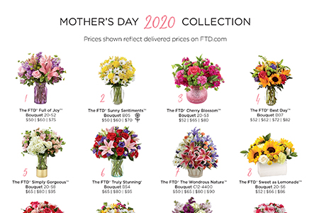 2020 Mothers's Day Featured Bouquets