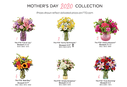 2020 Mothers's Day Featured Bouquets